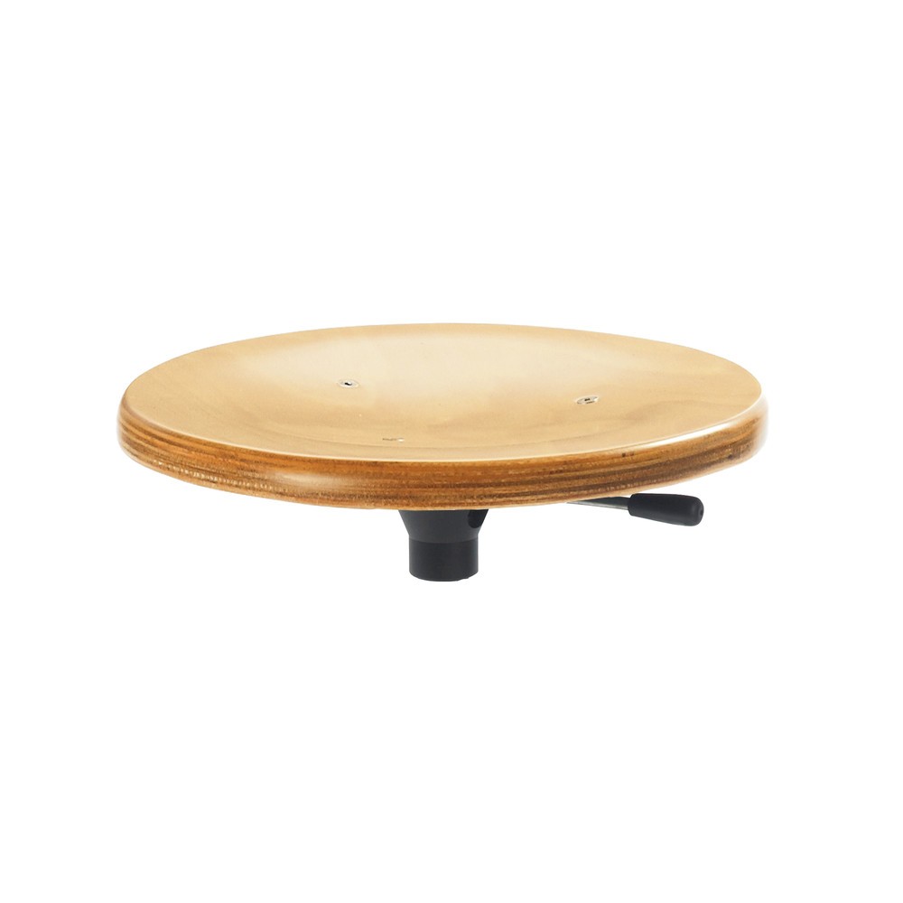 Produktabbildung Nr. 2: Global Stole A/S Tabouret, assise en bois, Ø 350 mm, hauteur d’assise comprise entre 460 et 650 mm, base plastique, rouge