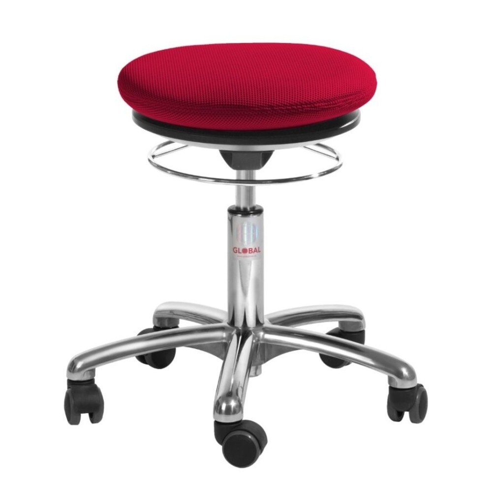 Illustration du produit: Global Stole A/S Tabouret Pilates, tissu 3D, hauteur d’assise comprise entre 450 et 580 mm, rouge
