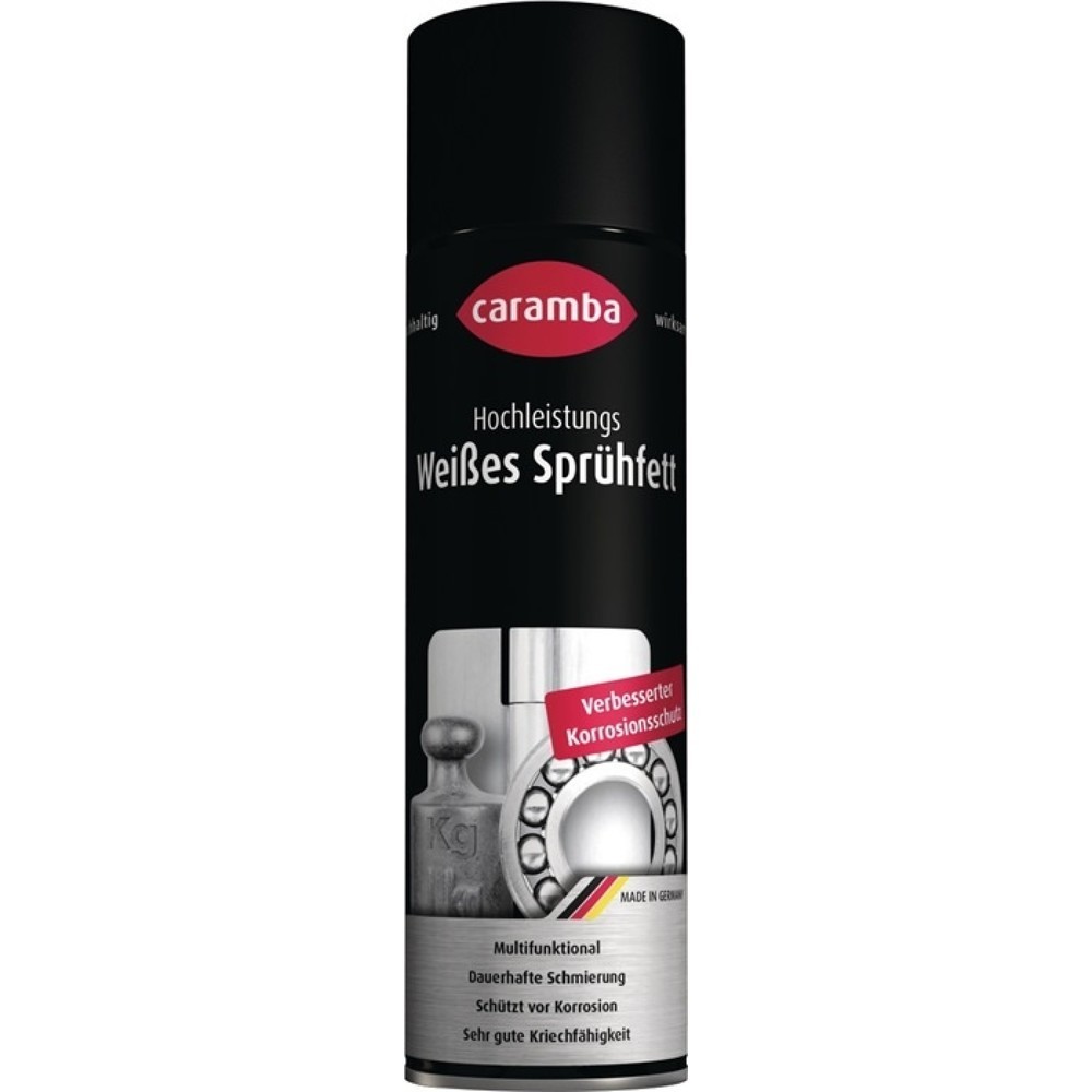 Illustration du produit: Graisse à pulvér. blanche ht. perform. blanc 500 ml boîte CARAMBA