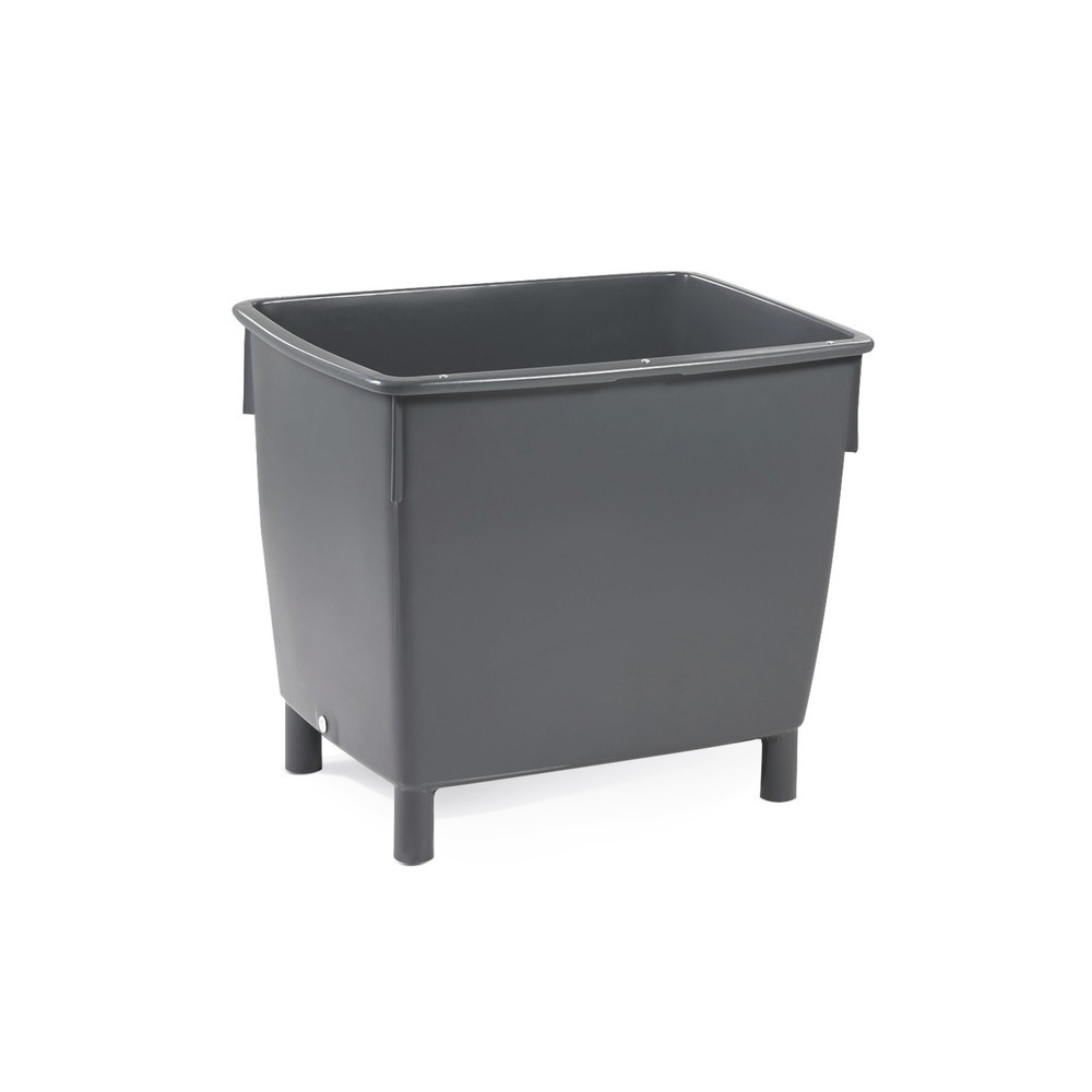 Illustration du produit: Grand conteneur CRAEMER en polyéthylène, 210 litres, gris basalte