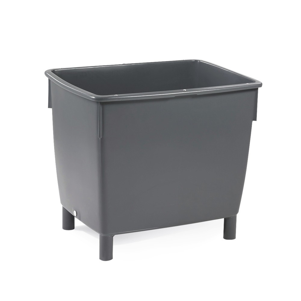 Illustration du produit: Grand conteneur CRAEMER en polyéthylène, 400 litres, gris basalte