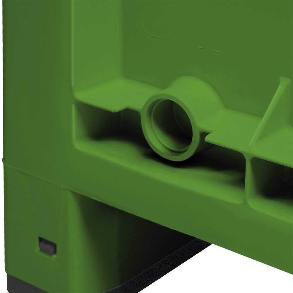Produktabbildung Nr. 2: Grands conteneurs en polypropylène, 550 litres, avec galets, vert