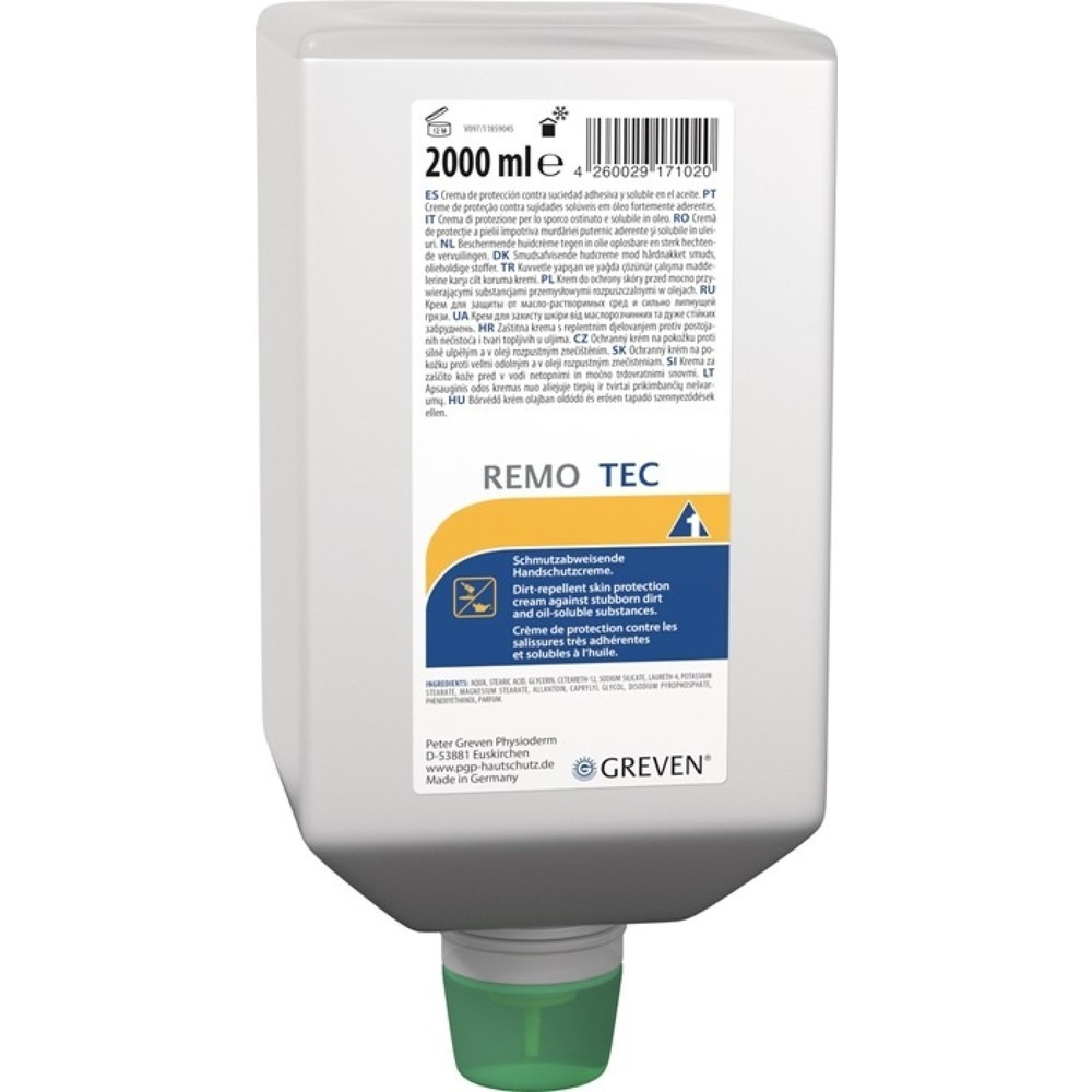Produktabbildung: LIGANA Hautschutzcreme GREVEN® REMO TEC 2l