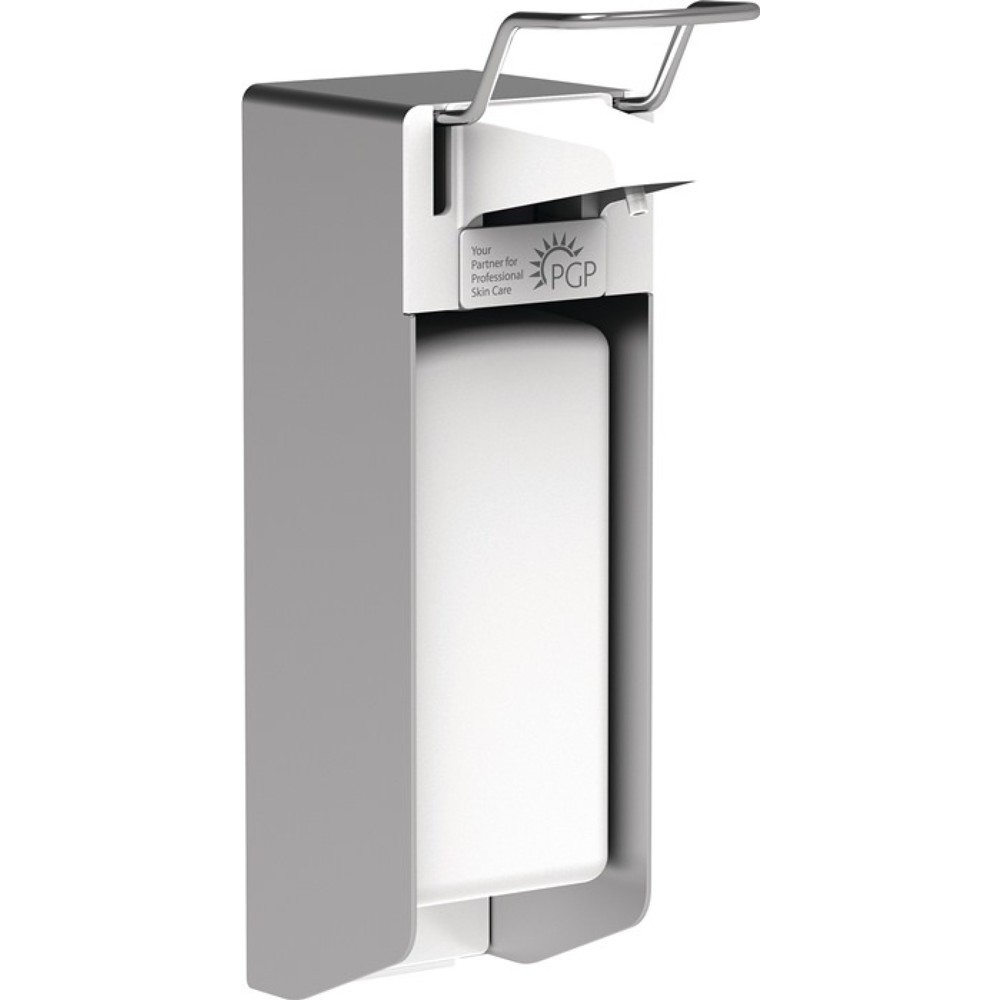 Produktabbildung: GREVEN Seifenspender Euromat 1000, 1 l grau, H292xB94xT168ca.mm