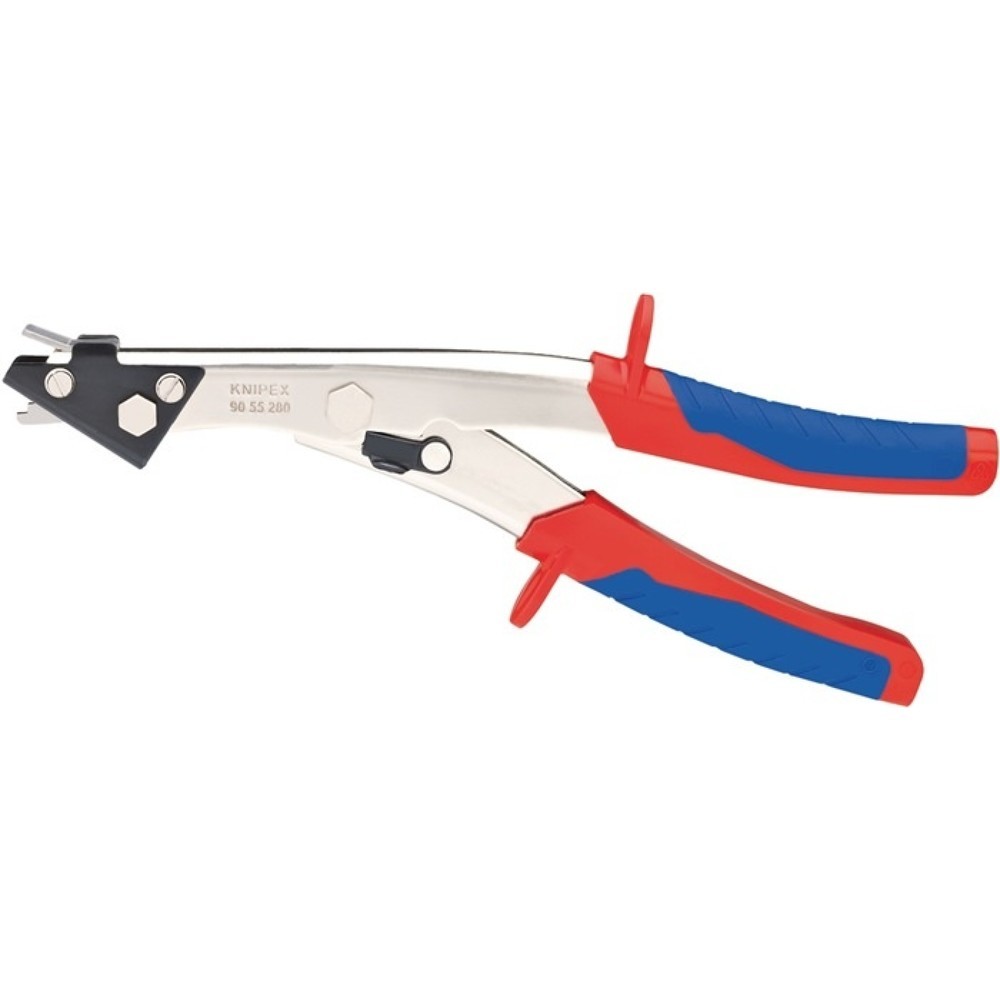 Illustration du produit: Grignoteuse de tôle longueur totale 280 mm largeur de coupe 2,7 mm nickelé gaine