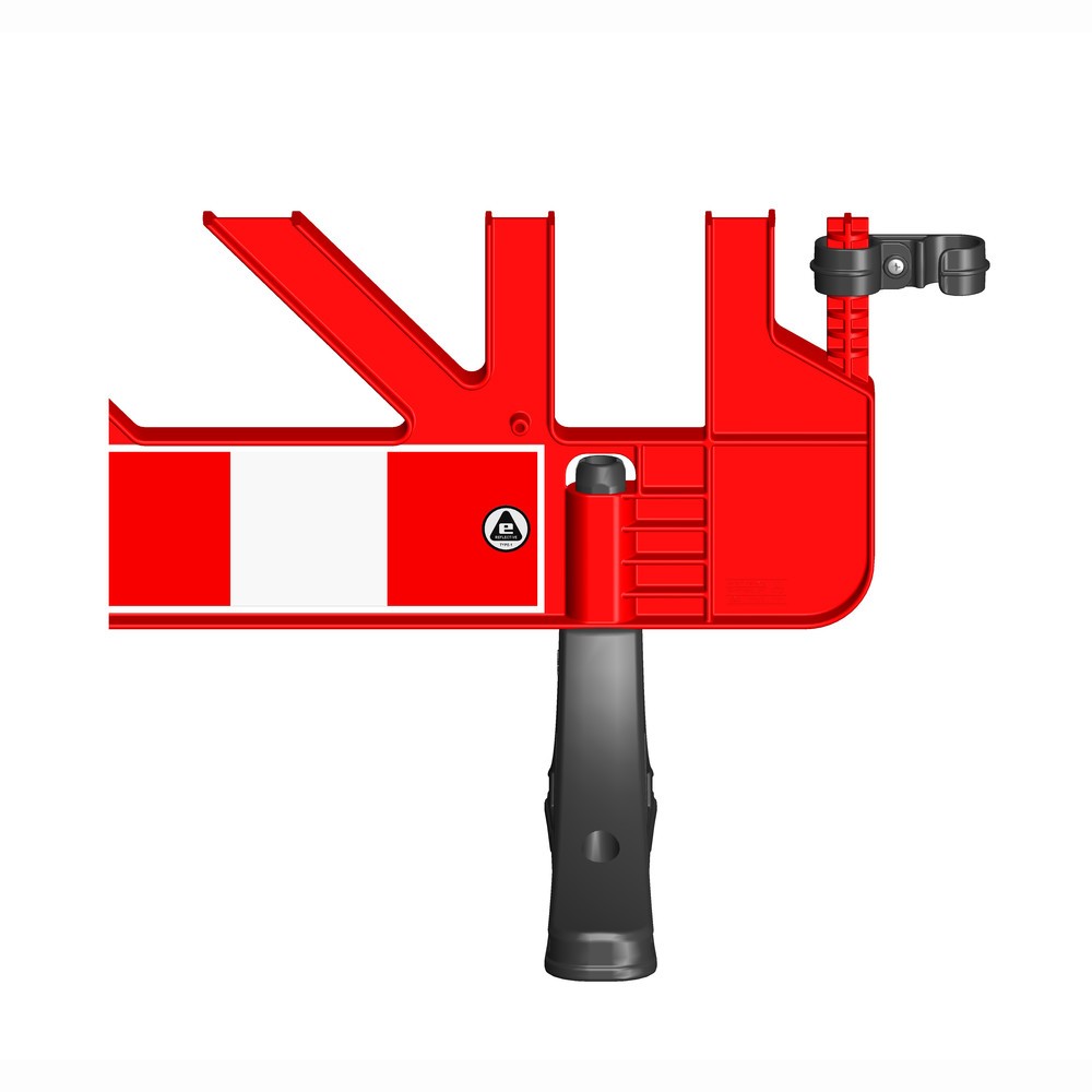Produktabbildung Nr. 2: Grille de barrage en PP, pieds en PVC, rouge