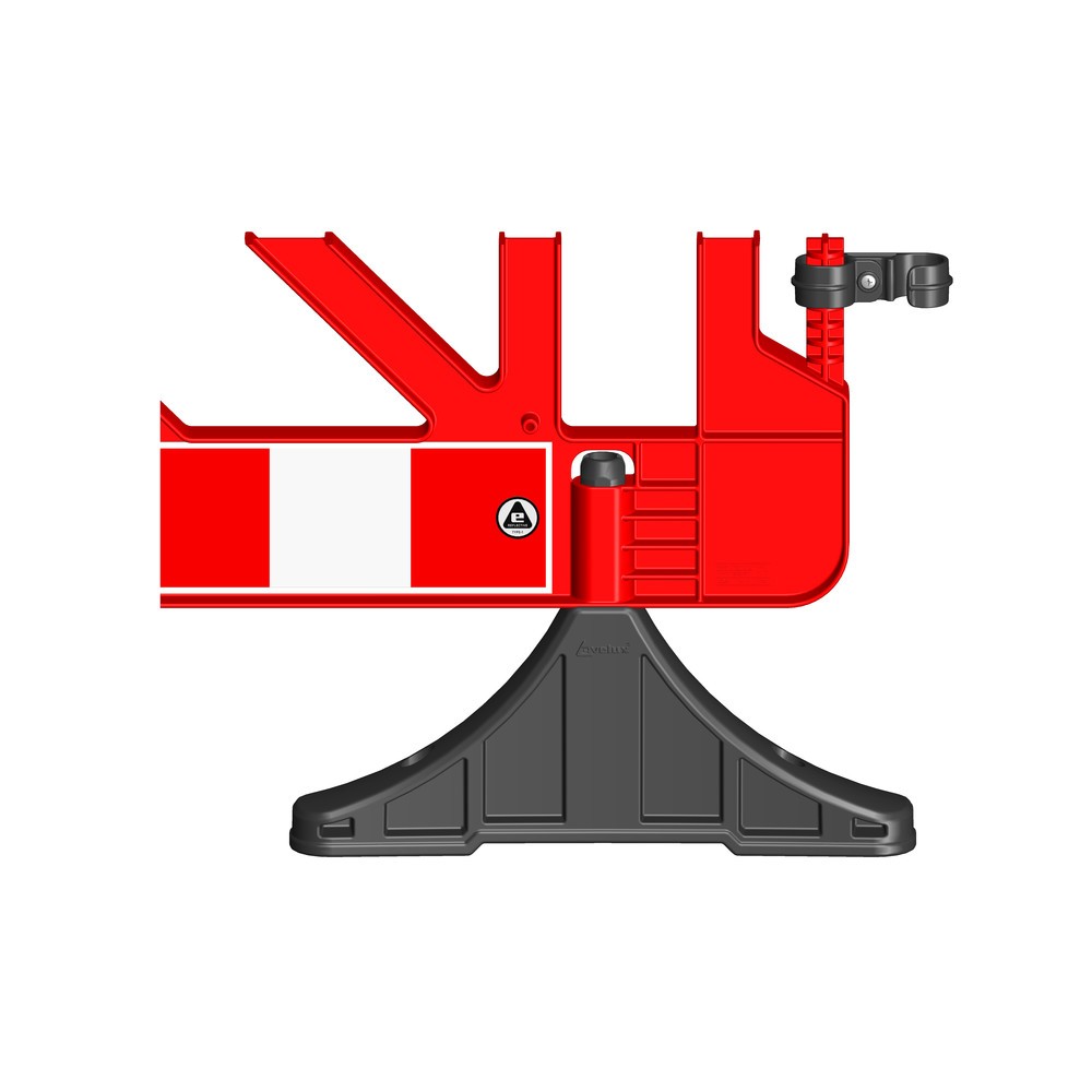 Produktabbildung Nr. 3: Grille de barrage en PP, pieds en PVC, rouge