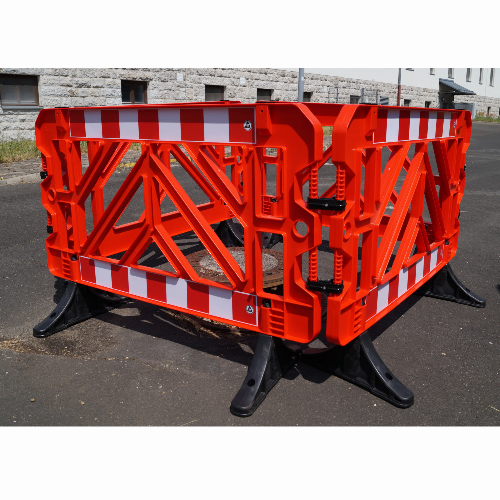 Produktabbildung Nr. 6: Grille de barrage en PP, pieds en PVC, rouge