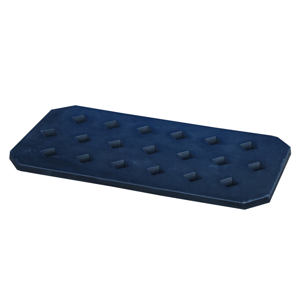 Illustration du produit: Grille perforée Bauer® LR-PE 30, en polyéthylène robuste, version en noir