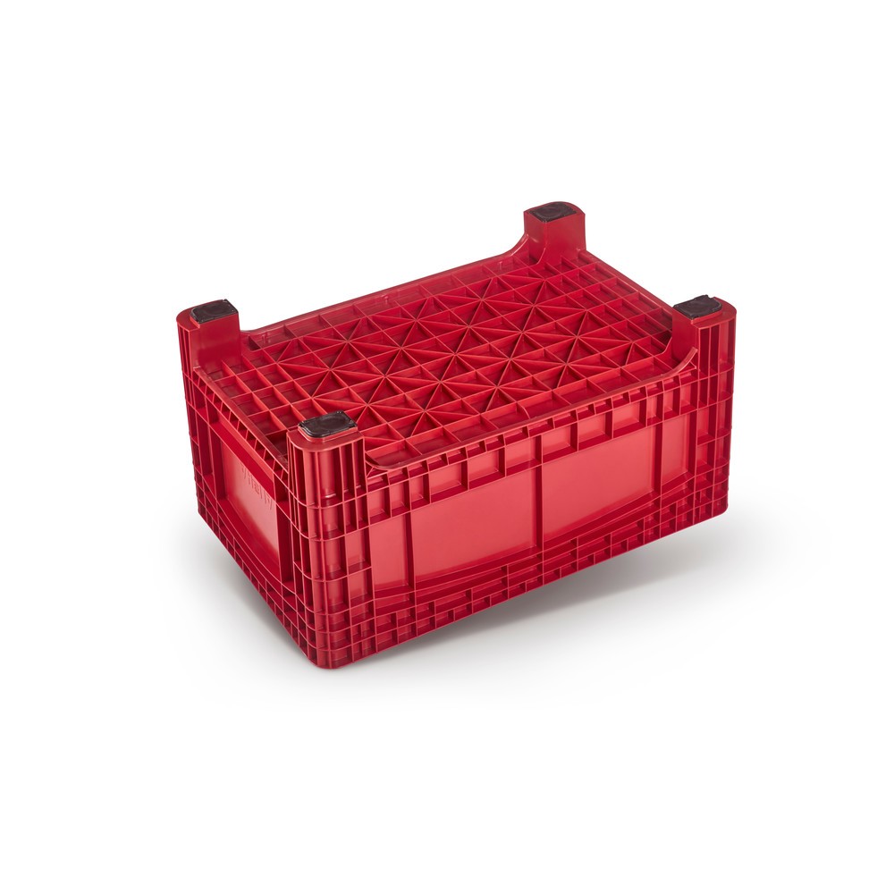 Produktabbildung Nr. 2: Grossbehälter L, HxBxT 800 x 1.200 x 580 mm, 354 Liter, 4 Füsse, rot