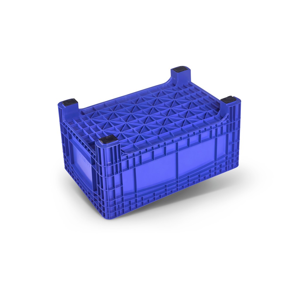 Produktabbildung Nr. 2: Grossbehälter L, HxBxT 800 x 1.200 x 580 mm, 354 Liter, 4 Füsse, blau