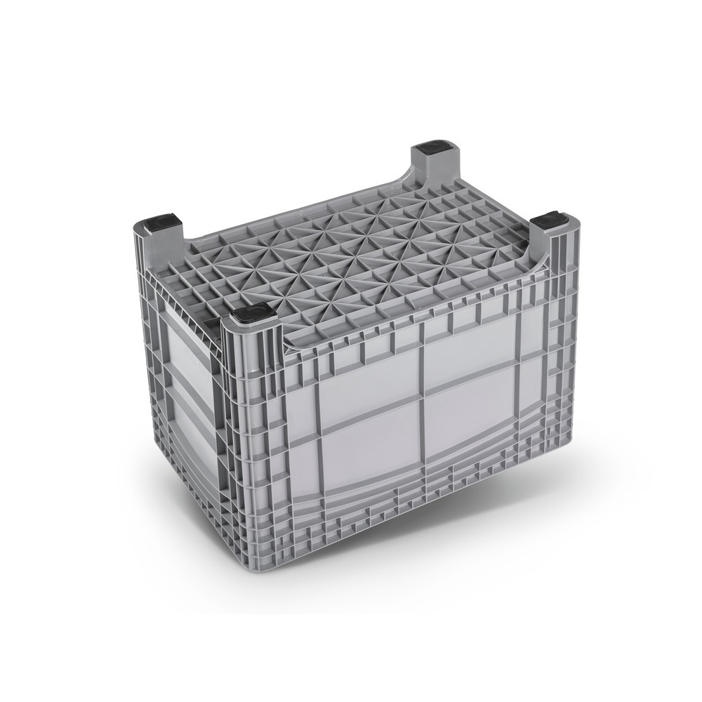 Produktabbildung Nr. 2: Grossbehälter XL, HxBxT 800 x 1.200 x 800 mm, 535 Liter, 4 Füsse, grau