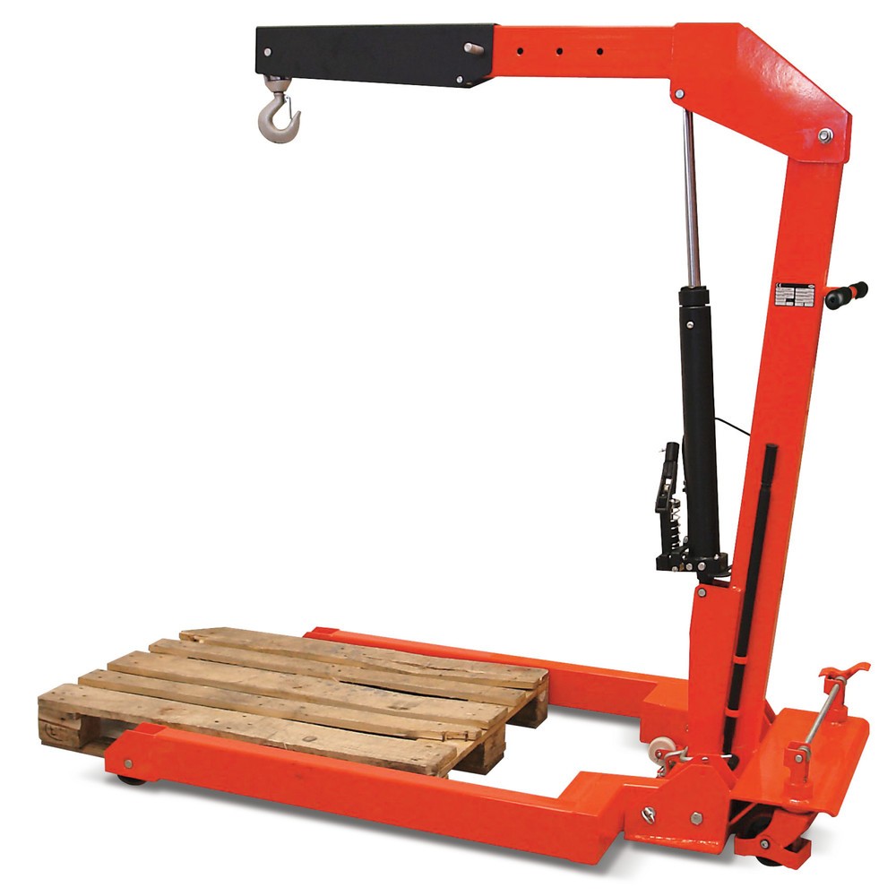 Illustration du produit: Grue d’atelier avec châssis parallèle, rabattable, capacité de charge 500 kg