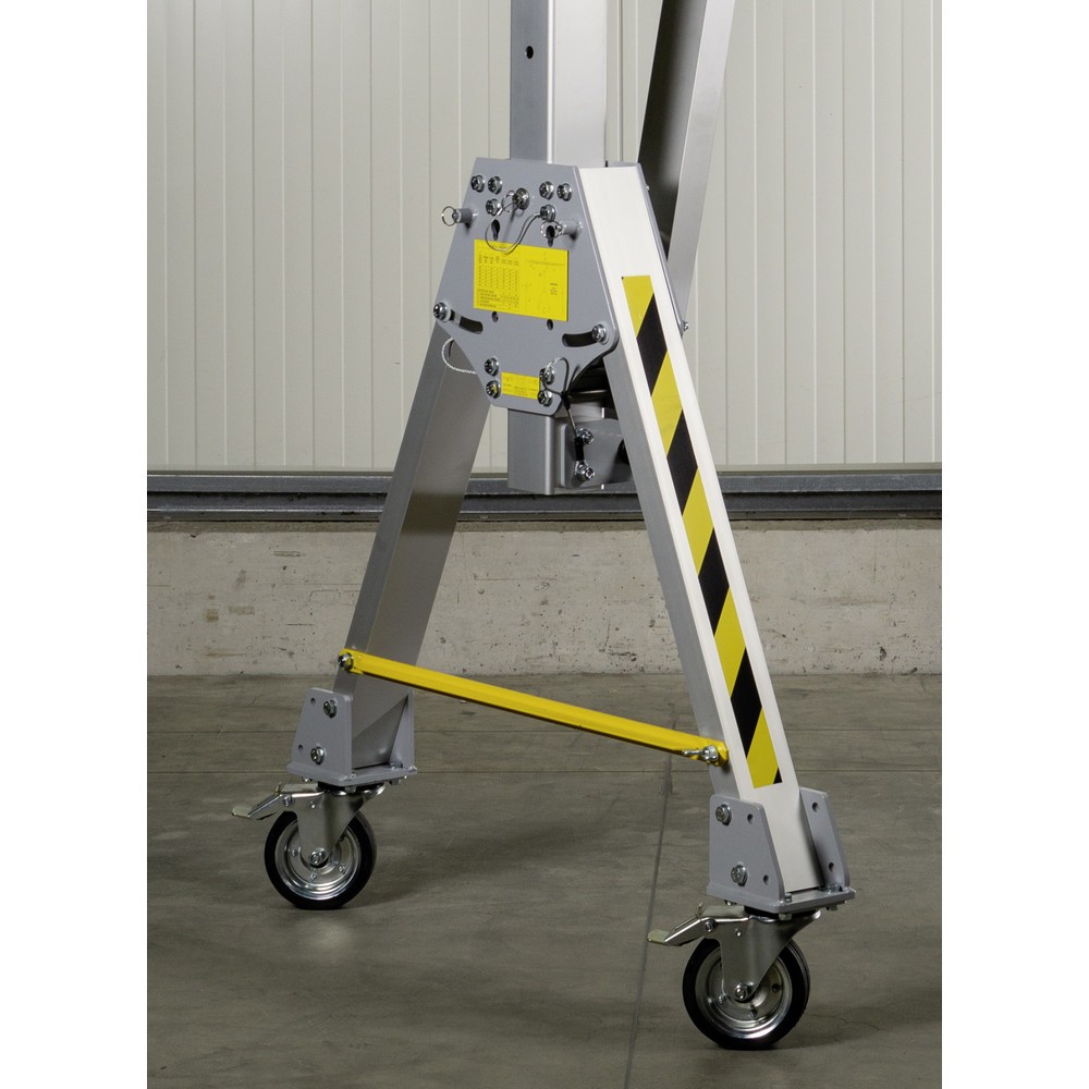 Produktabbildung Nr. 2: Grue portique en aluminium RLPK PLANETA, y compris palan à levier, mobile, longueur 2 000 mm, capacité de charge 2 000 kg, taille S