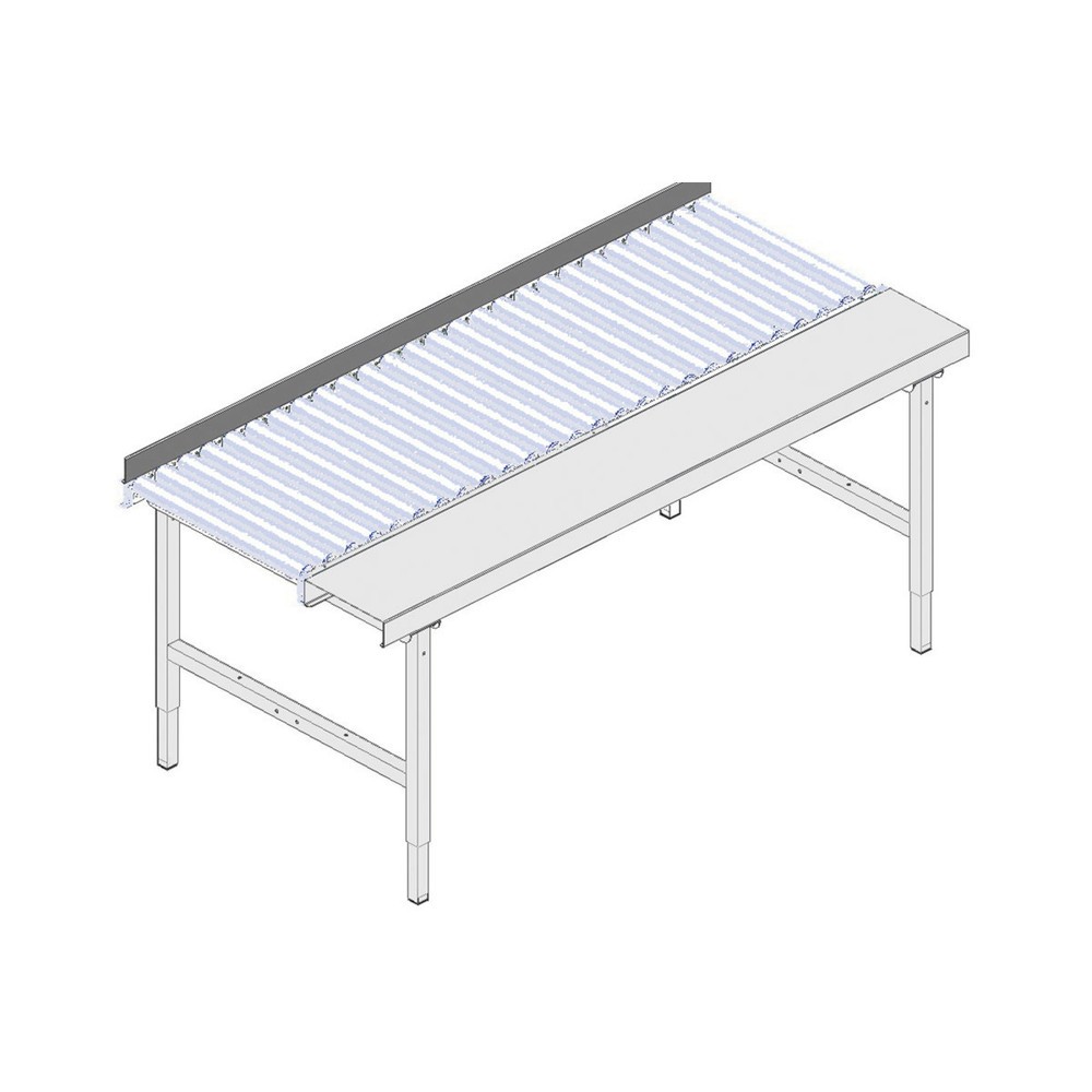 Produktabbildung Nr. 3: Guidage latéral pour système de table d’emballage Rocholz, compatible avec table pour convoyeur à rouleaux