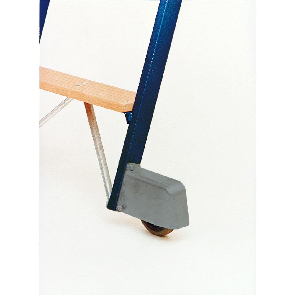 Produktabbildung Nr. 4: HACA Échelle de rayonnage avec châssis roulant supérieur monté sur roulettes, hauteur déployée 1,65 m