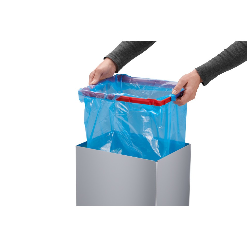 Produktabbildung Nr. 5: Hailo Abfallsammler Big-Box Swing XL, 52 Liter silberfarbig