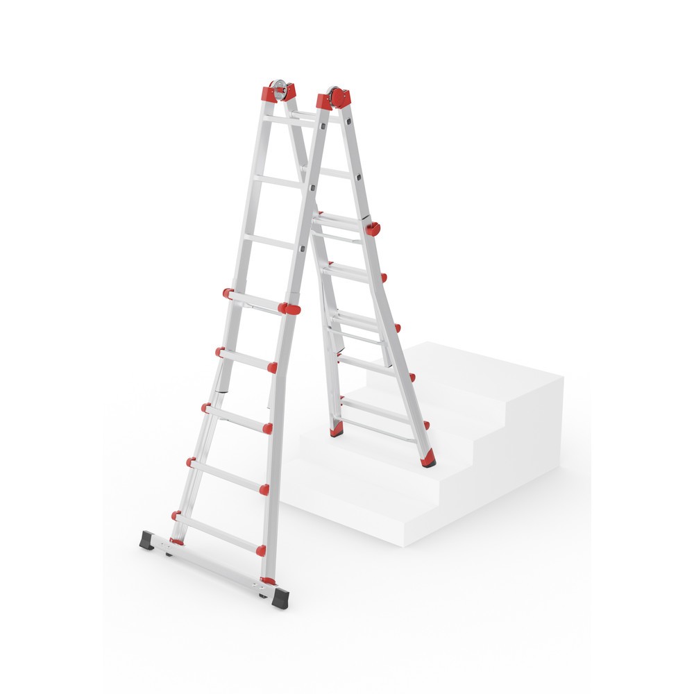 Produktabbildung Nr. 5: Hailo M80, échelle multifonctions en aluminium, 4x5 échelons