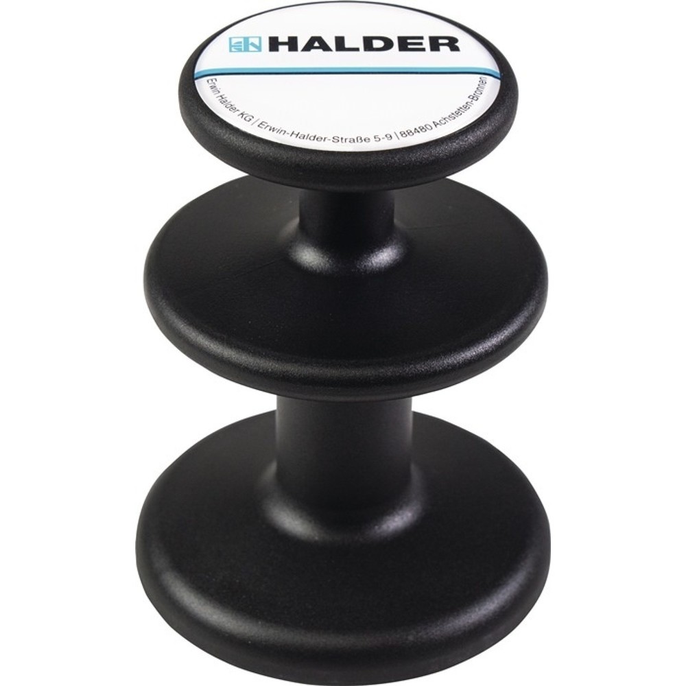 Illustration du produit: HALDER Magnethalter, Ø 65 mm schwarz