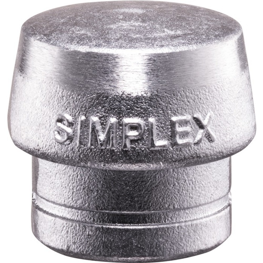 Illustration du produit: HALDER Schonhammerkopf SIMPLEX, Weichmetall silber hart, Kopf-Ø 50 mm
