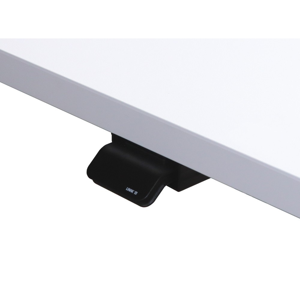 Produktabbildung Nr. 3: Hammerbacher bureau, réglable en hauteur, l x P 1 600 x 800 mm, blanc