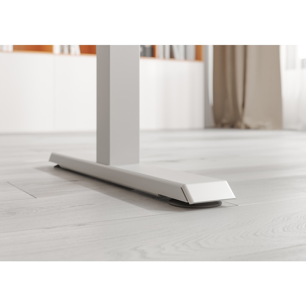 Produktabbildung Nr. 5: Hammerbacher bureau, réglable en hauteur, l x P 1 600 x 800 mm, blanc