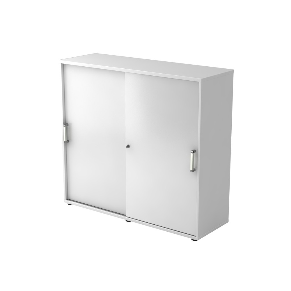 Produktabbildung: Hammerbacher Schiebetürschrank 3OH 120cm CE Weiss/Weiss