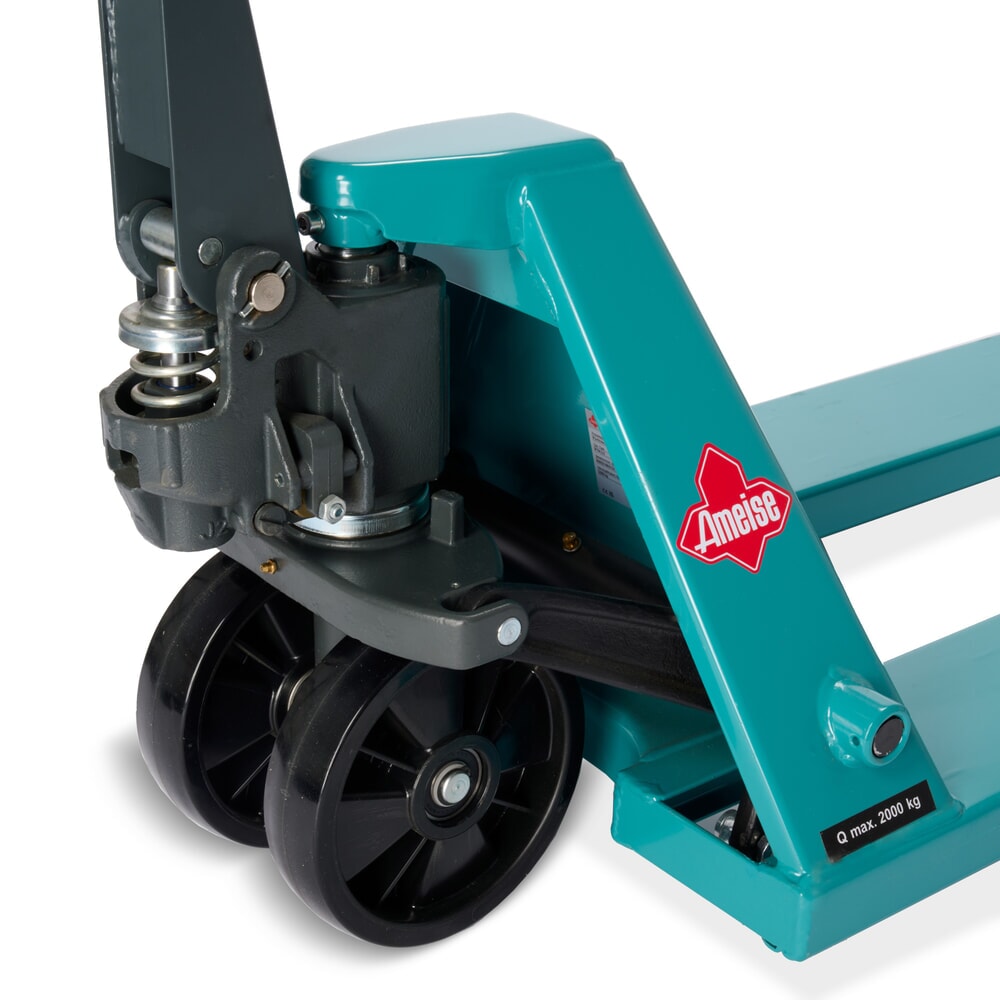 Produktabbildung Nr. 11: Handhubwagen Ameise® PTM 2.0, Tragfähigkeit 2.000 kg, Gabellänge 1.800 mm, Polyurethan, Tandemrollen