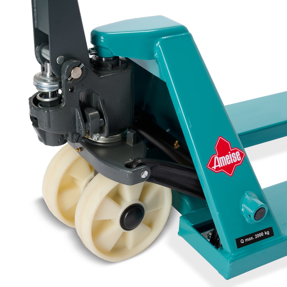 Produktabbildung Nr. 13: Handhubwagen Ameise® PTM 2.0, Tragfähigkeit 2.000 kg, Gabellänge 1.500 mm, Nylon, Tandemrollen