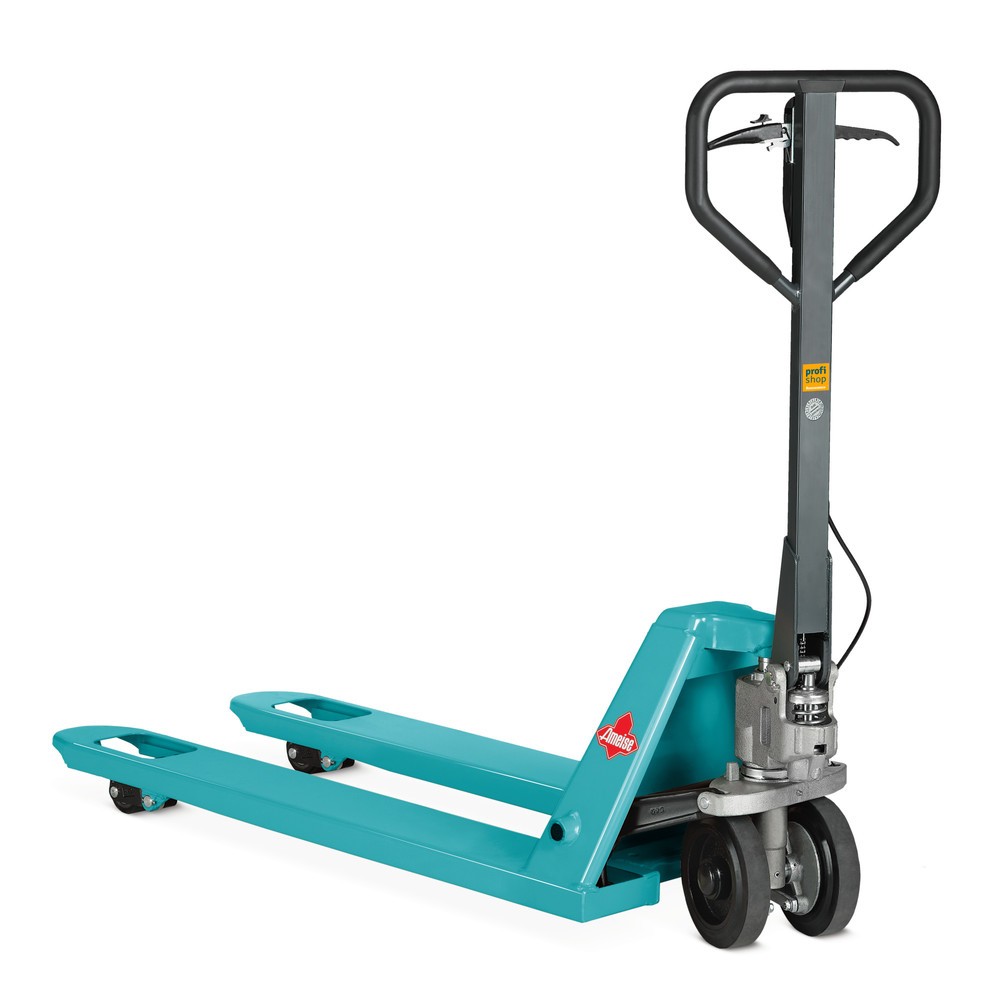 Produktabbildung Nr. 4: Handhubwagen Ameise® PTM 2.5 mit Handbremse, Tragfähigkeit 2.500 kg, Gabellänge 1.150 mm, Vollgummi/Polyurethan, Tandemrollen