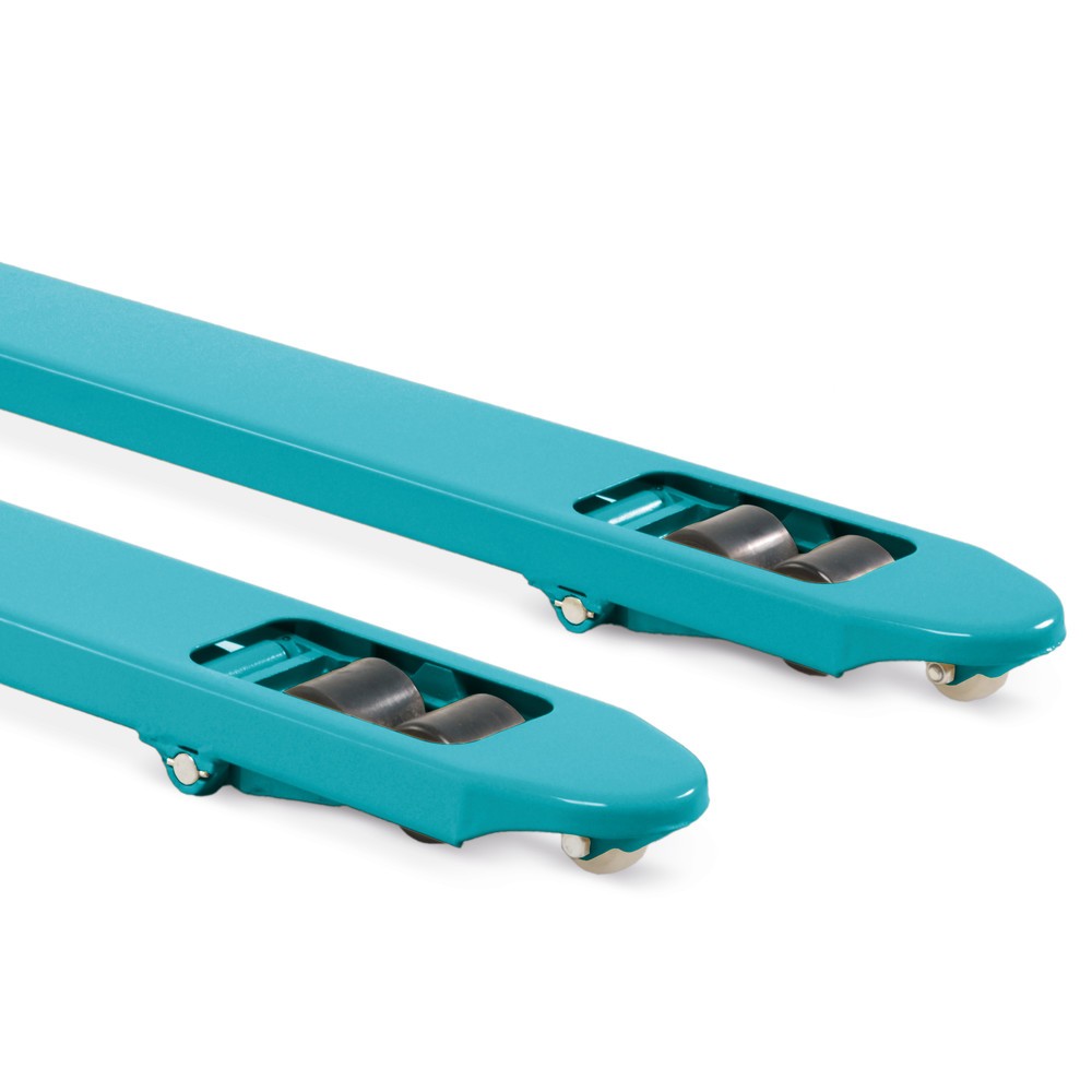 Produktabbildung Nr. 5: Handhubwagen Ameise® PTM 2.5 mit Handbremse, Tragfähigkeit 2.500 kg, Gabellänge 1.150 mm, Vollgummi/Polyurethan, Tandemrollen