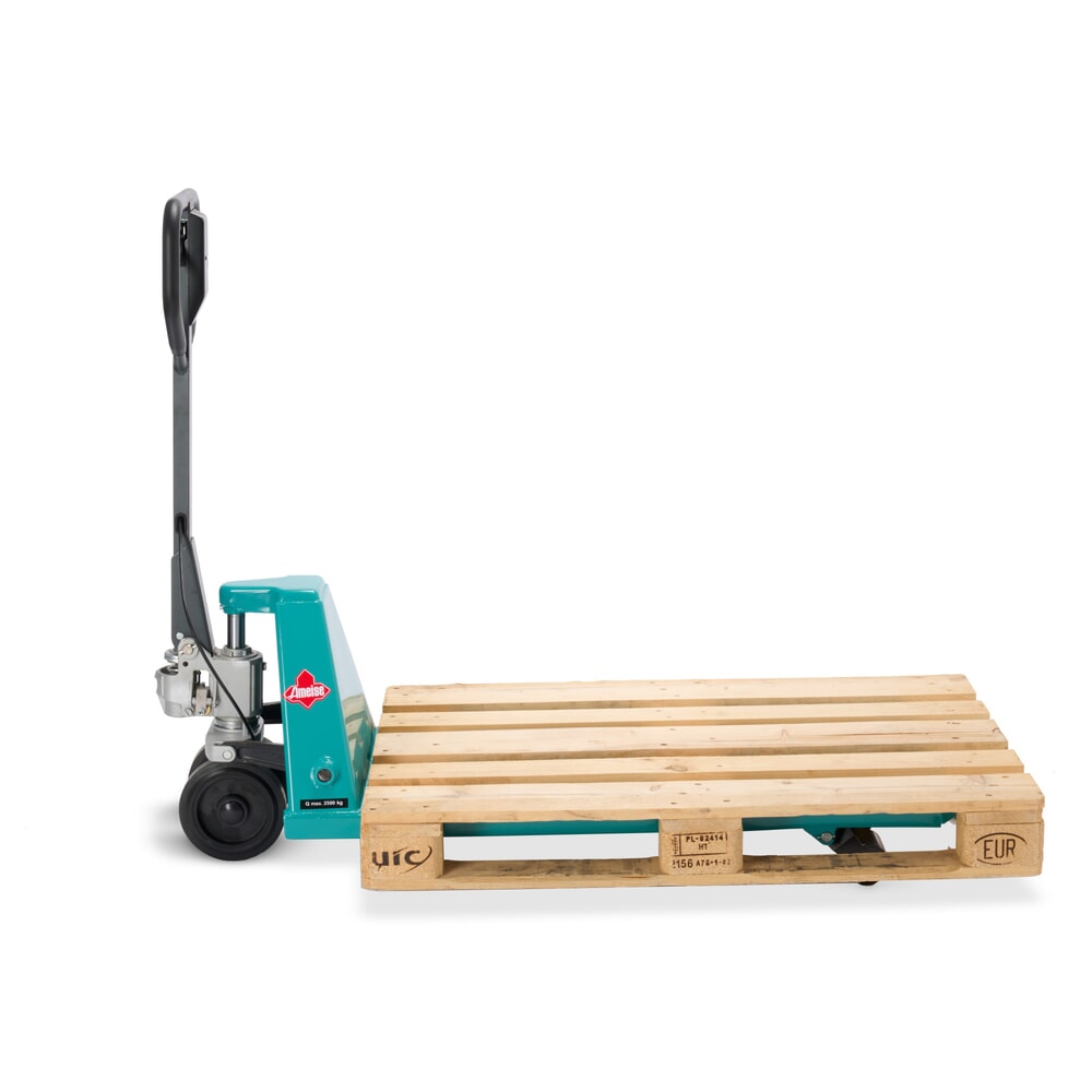 Produktabbildung Nr. 6: Handhubwagen Ameise® PTM 2.5 mit Handbremse, Tragfähigkeit 2.500 kg, Gabellänge 1.150 mm, Vollgummi/Polyurethan