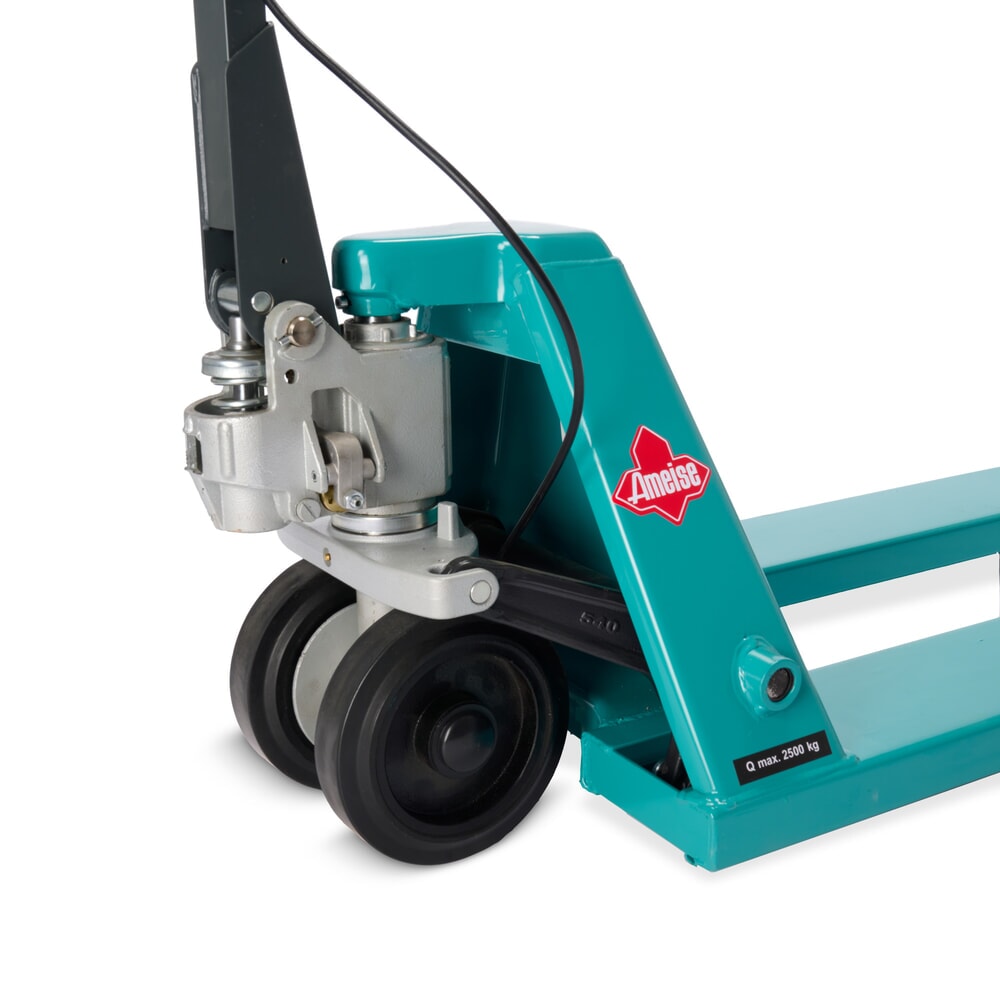Produktabbildung Nr. 9: Handhubwagen Ameise® PTM 2.5 mit Handbremse, Tragfähigkeit 2.500 kg, Gabellänge 1.150 mm, Vollgummi/Polyurethan