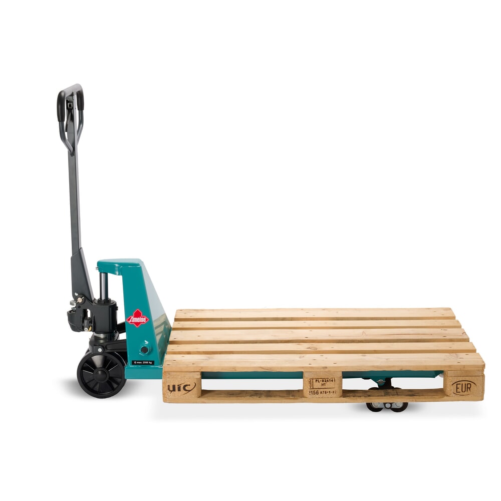 Produktabbildung Nr. 7: Handhubwagen Ameise® PTM 2.5, Tragfähigkeit 2.500 kg, Gabellänge 1.150 mm, Polyurethan, Tandemrollen