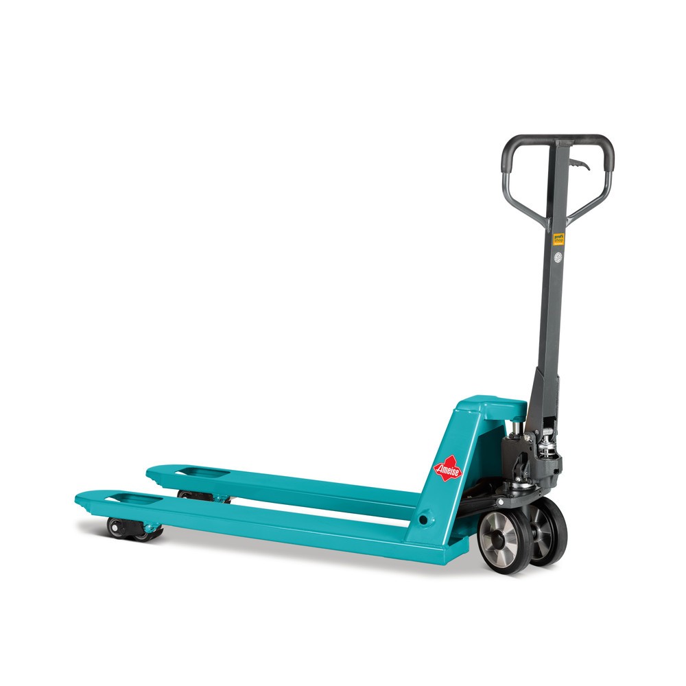 Produktabbildung: Handhubwagen Ameise® PTM 2.5, Tragfähigkeit 2.500 kg, Gabellänge 1.150 mm, Vollgummi/Polyurethan, Tandemrollen