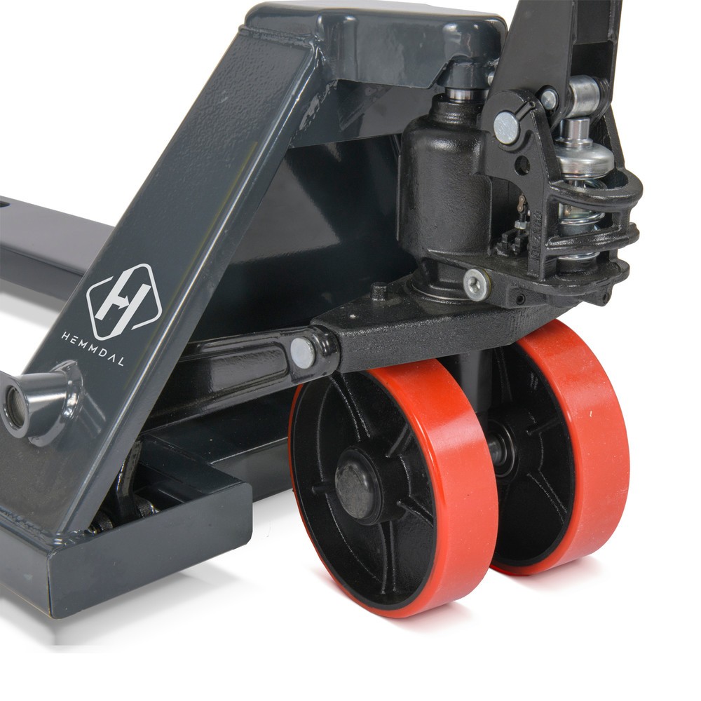 Produktabbildung Nr. 3: Handhubwagen HEMMDAL PTM 2.0, Tragfähigkeit 2.000 kg, Gabellänge 1.150 mm, Polyurethan, Tandemrollen