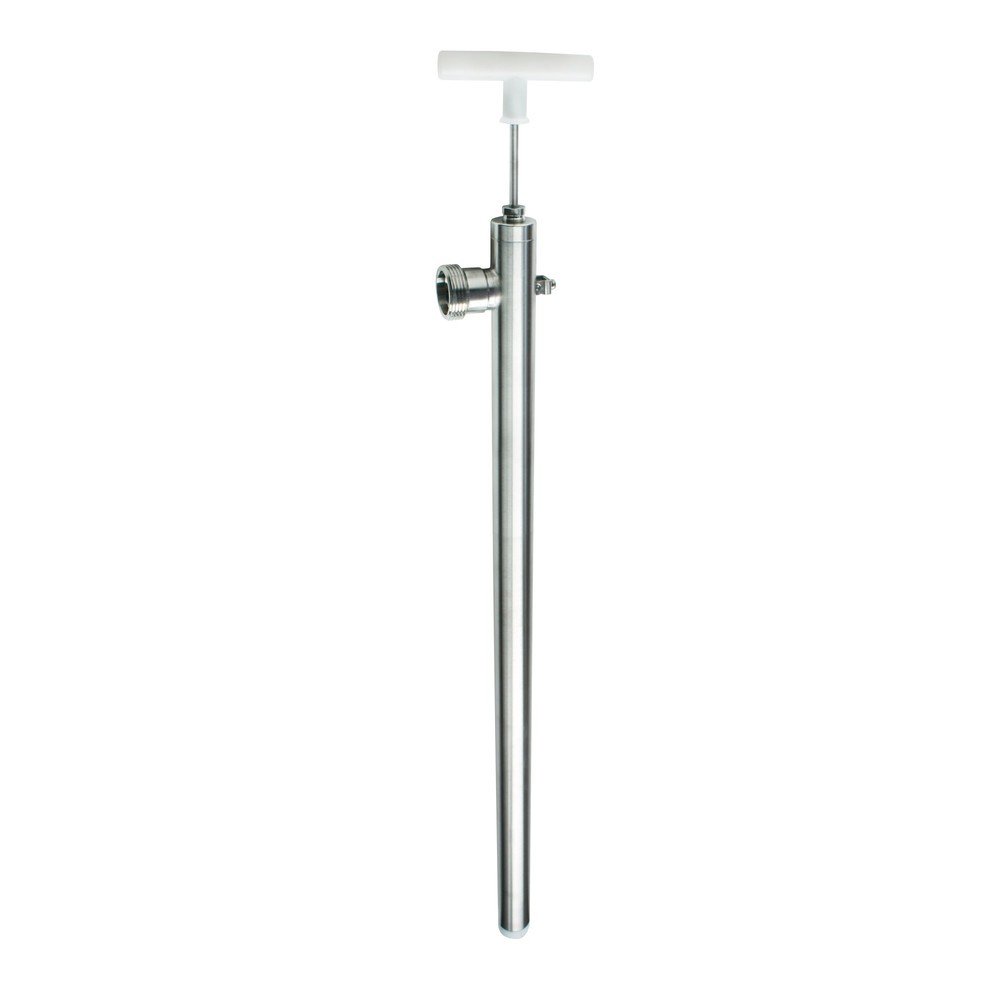 Produktabbildung: Handpumpe aus Edelstahl, Tauchtiefe 1.000 mm, für 200-Liter-Fass