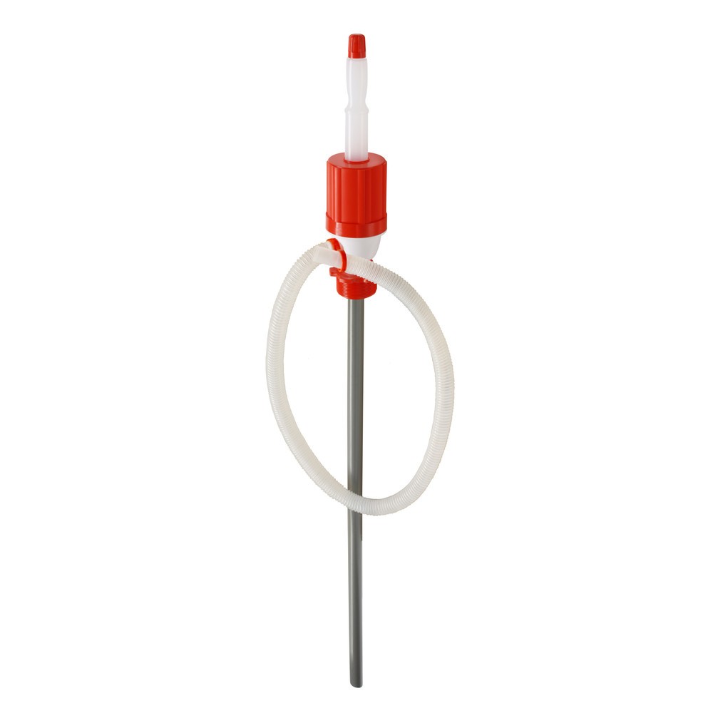 Produktabbildung: Handpumpe aus PE/PVC, für leicht aggressive Säuren und Laugen