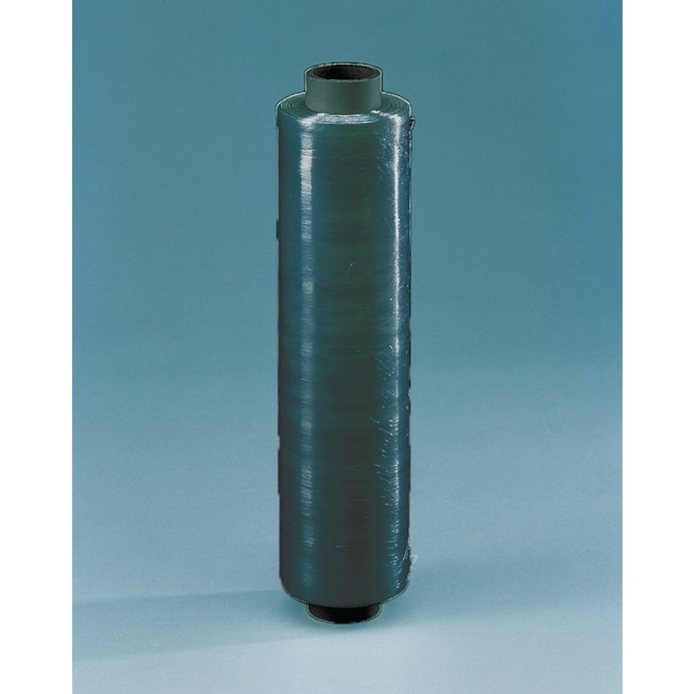 Produktabbildung: Handstretchfolie, BxL 500 mm x 300 m, Dreischichtfolie, Stärke 20 µm, schwarz