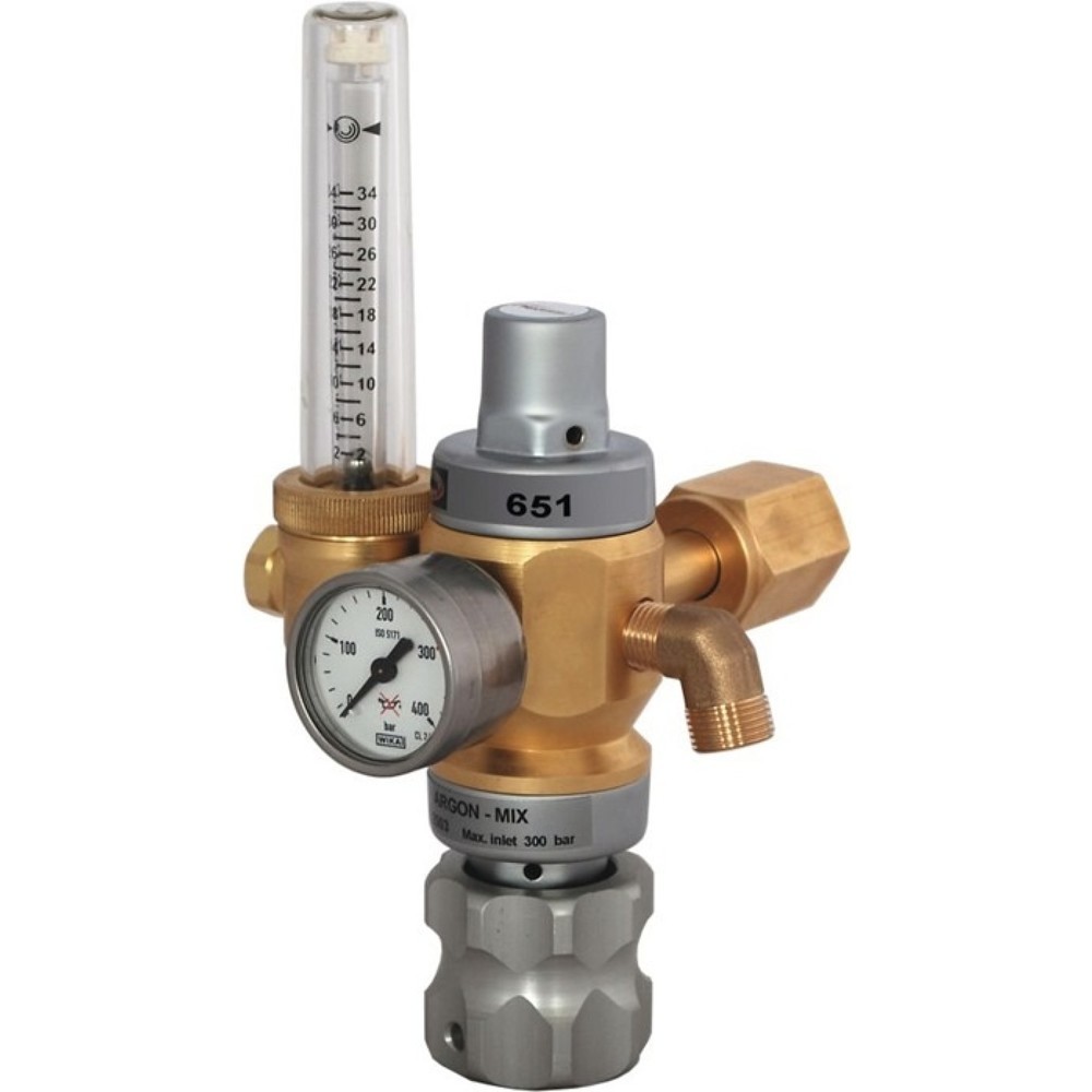 Illustration du produit: HARRIS Hochleistungsdruckminderer 651-30FLAR, W21,8 x 1/14 ″ RH, Argon / CO₂ 200 bar