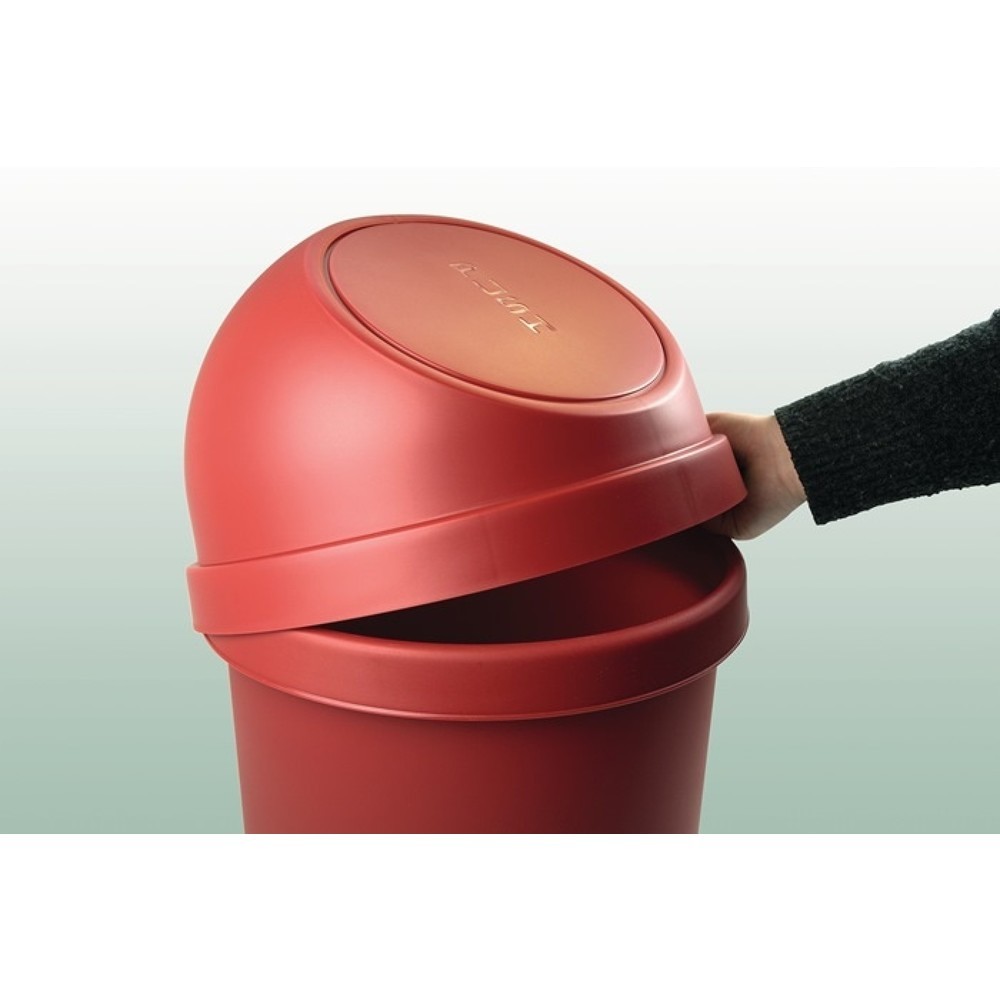 Produktabbildung Nr. 2: helit Abfallbehälter, 25 l lichtgrau, H615xØ312mm