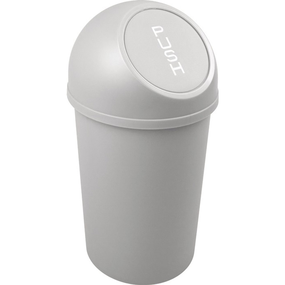 Illustration du produit: helit Abfallbehälter, 13 l lichtgrau, H490xØ253mm