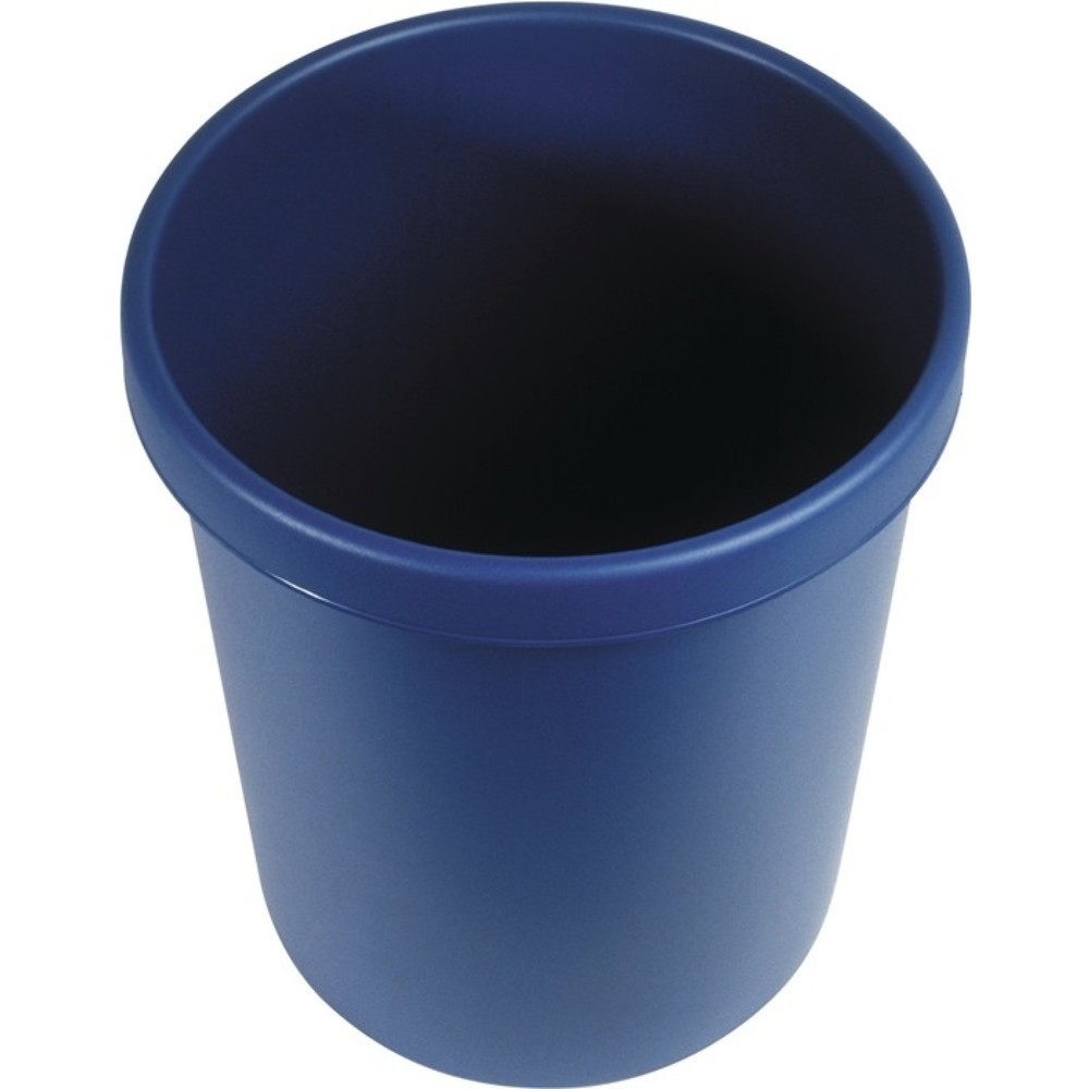 Produktabbildung Nr. 2: helit Papierkorb, Kunststoff, 18 l H331xØ315 mm mit Griffrand, blau