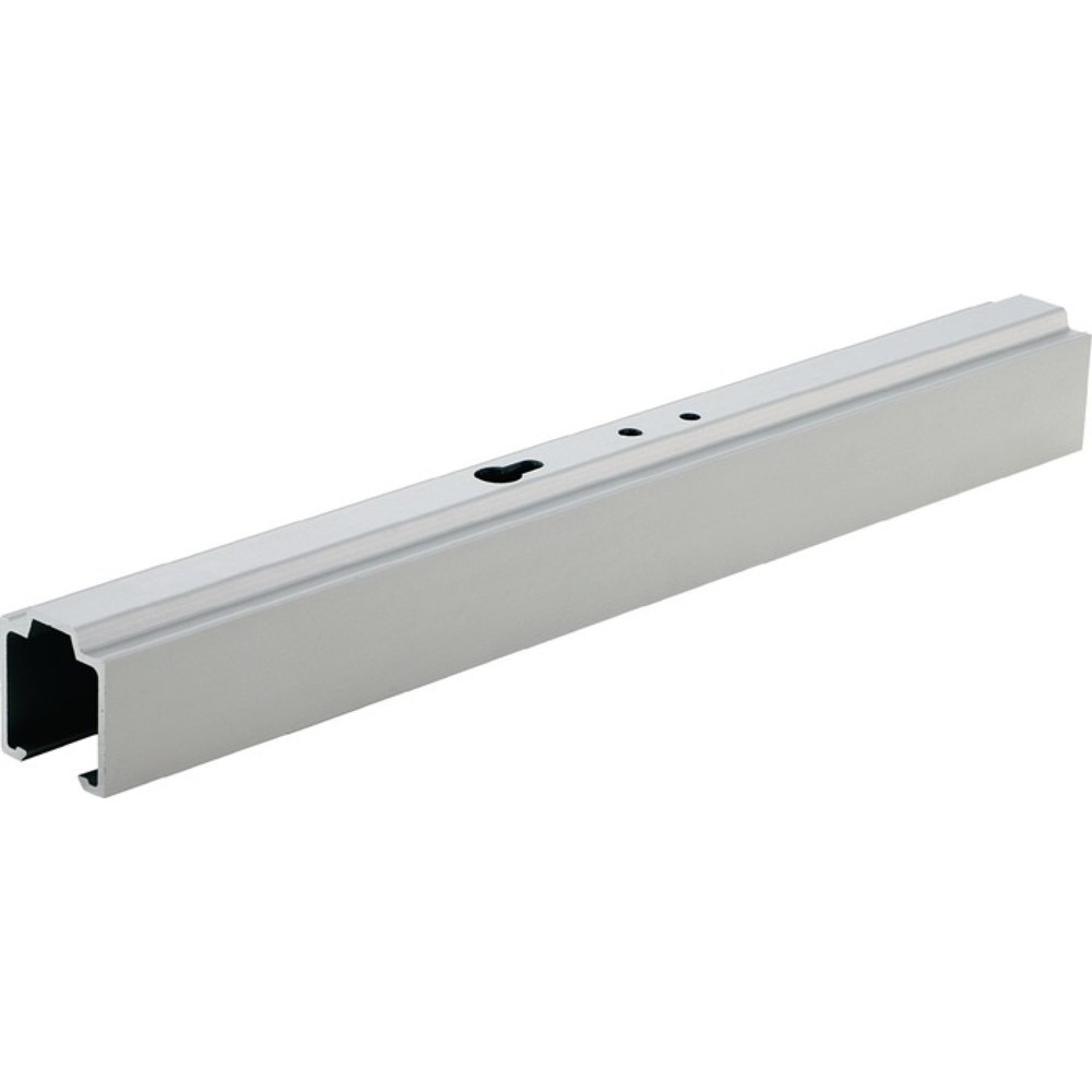 Produktabbildung: HELM Laufschiene 53/73, Lagerlänge 1700 mm, Aluminium EV1 eloxiert, Wandmontage