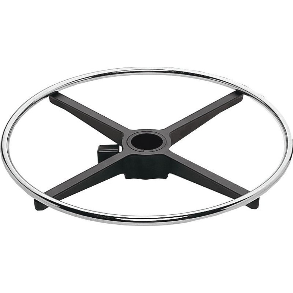 Produktabbildung Nr. 5: HEMMDAL Arbeitsdrehstuhl Easy Polyurethan, Sitzhöhe 510-710 mm, Kunststoffbasis, Bodengleiter, Fussring
