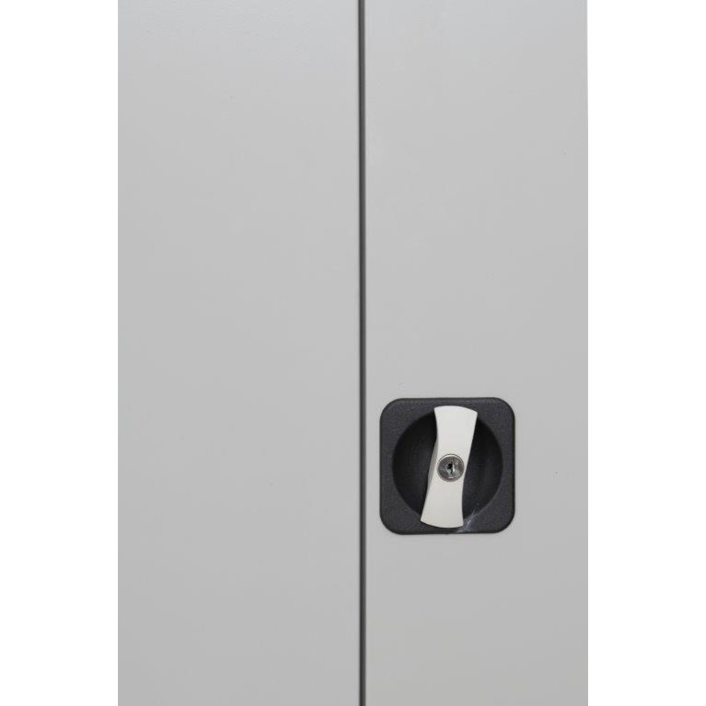 Produktabbildung Nr. 4: HEMMDAL Armoire à portes battantes, H x l x P 1 950 x 925 x 420 mm, gris clair