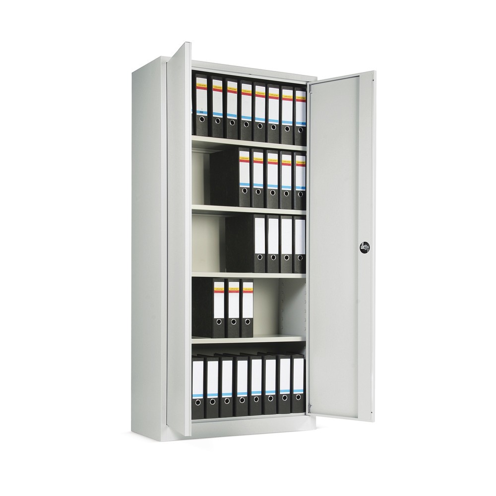 Produktabbildung Nr. 2: HEMMDAL Armoire à portes battantes, H x l x P 1 950 x 925 x 500 mm, gris clair