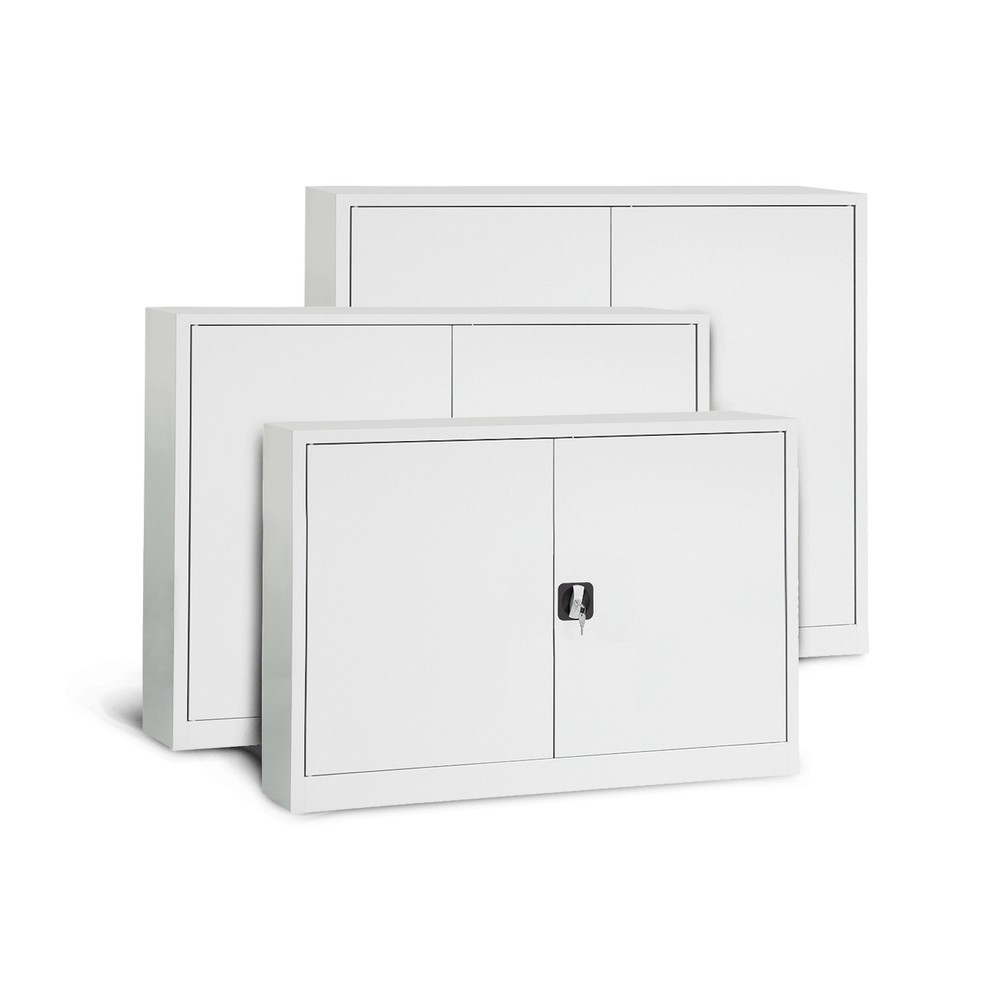 Produktabbildung Nr. 5: HEMMDAL Armoire à portes battantes, 3 rangées de classeurs, largeur 925 mm, hauteur de 1 200 mm, RAL 7035 gris clair