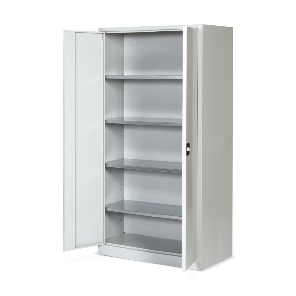 Produktabbildung Nr. 2: HEMMDAL Armoire à portes battantes d’atelier, H x l x P 1 950 x 1 200 x 600 mm, gris clair/gris clair