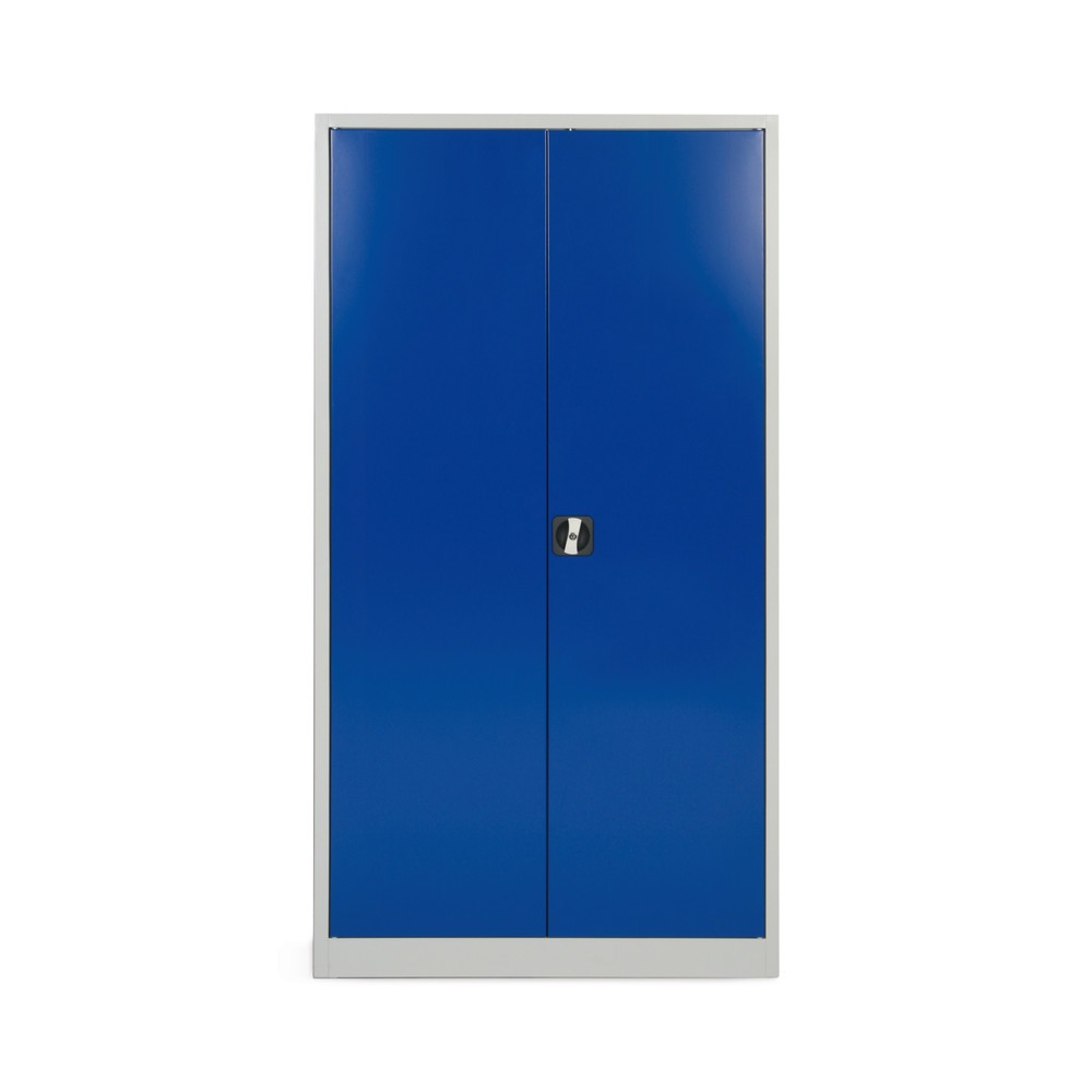 Produktabbildung Nr. 7: HEMMDAL Armoire à portes battantes d’atelier, H x l x P 1 800 x 800 x 380 mm, gris clair/bleu gentiane